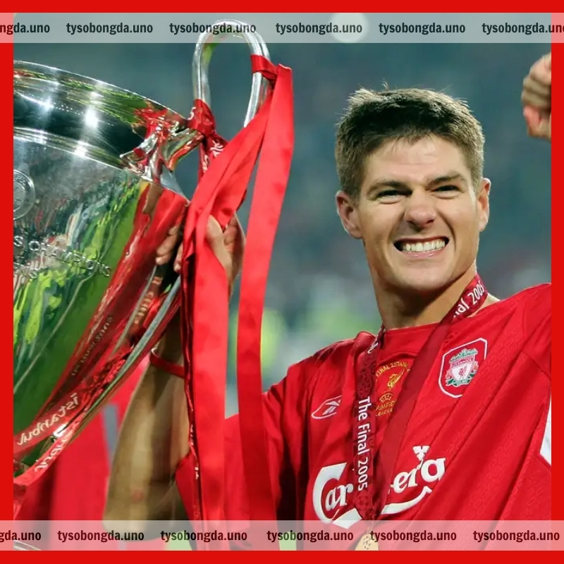 Steven Gerrard với 504 trận đấu